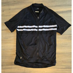 Men's Louis Garneau Black & White Cycling Jersey XL